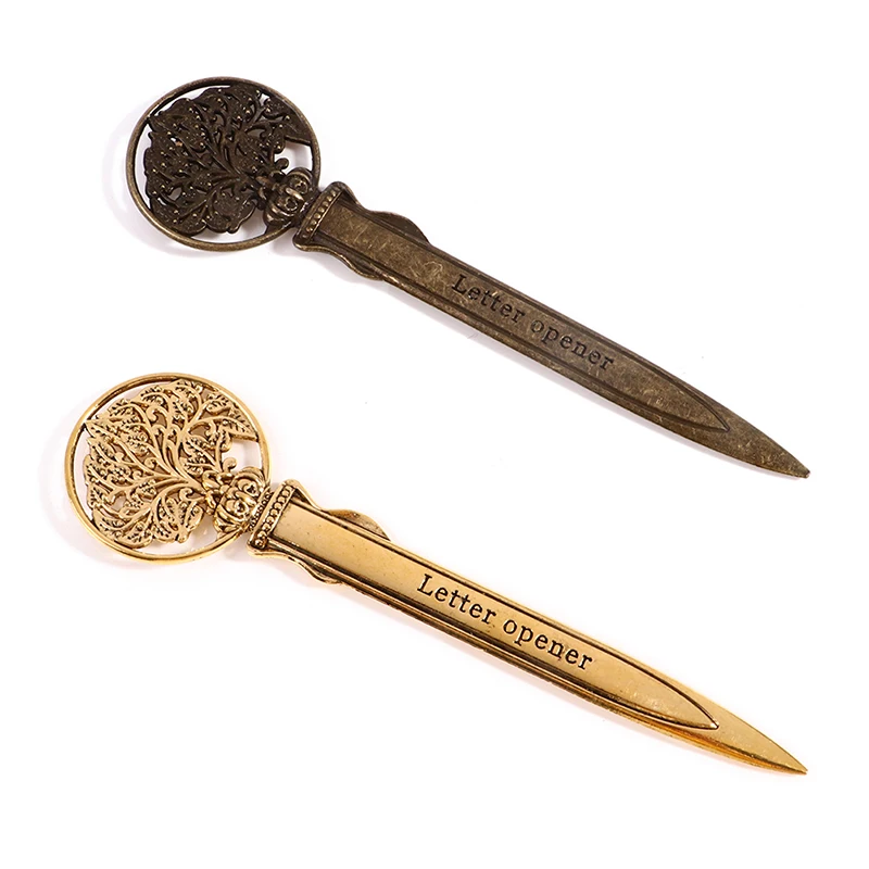 Metal Retro Manual Letter Opener Utility Knife Mini Portable Paper Cutter Letter Envelope Opener utility knife,paper cutter,mail opener,craft cutting knife
