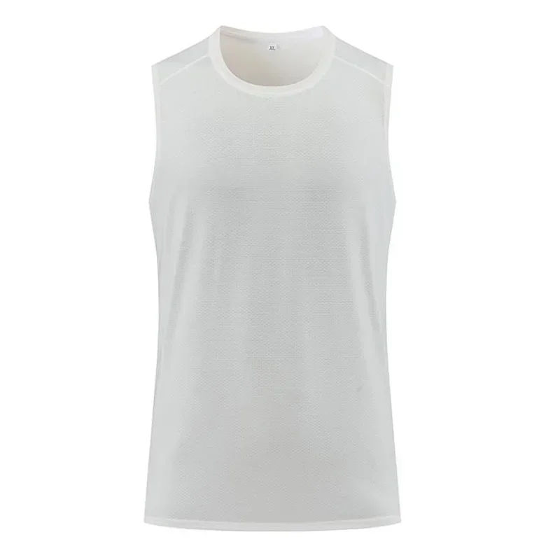 Men Quick Dry Running Vest Fitness Training Street Style Muscle Workout Gym Fittness Tank Top Basketball Drill Shirt Jersey