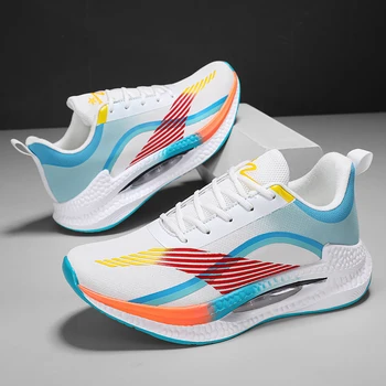 Alternative view of Mens Running Shoes 2025 New Cushioning Thick Soled Marathon Jogging Shoes Womens Ultra Light Snug Training Sports Leisure Shoes