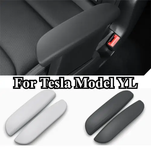Car Handrail Protective Gloves For Tesla Model YL 2025+ Second Row Armrest Protective Cover Interior Mouldings Car Accessories