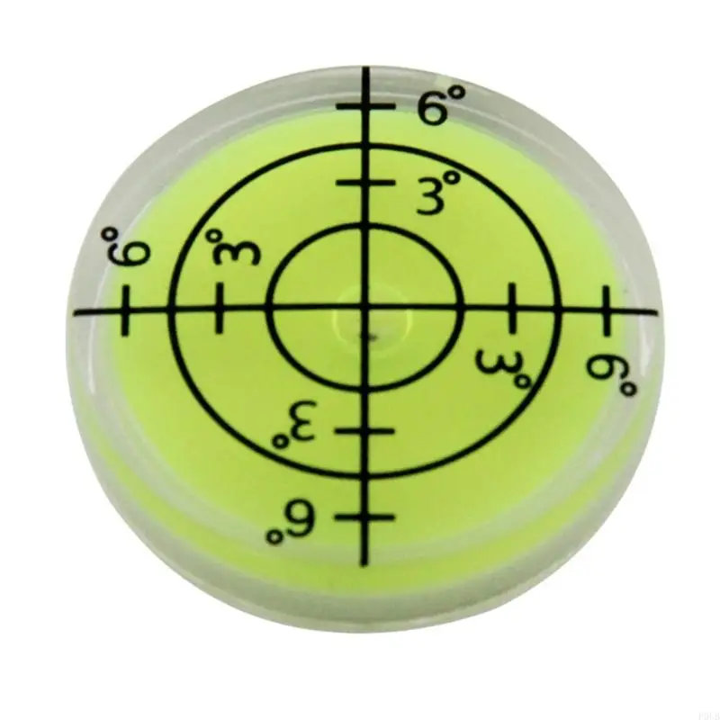 P0UB Golfball Marker Golfs Putting Aid Round Bubble Levels High Reader