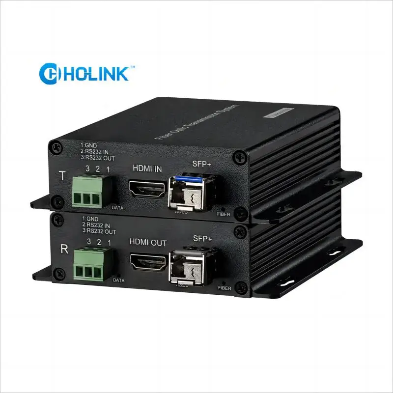 20KM HDMI Extender over LC Optic Fiber Support 4k@30Hz HDMI to Fiber Converter 4k 30hz hdmi 1 4 over fiber optic extender hdmi to fiber optic converter