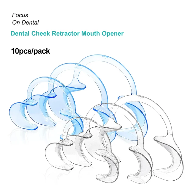 10Pcs Dental Teeth Whitening C Shape Intraoral Cheek Lip Opener Orthodontic Teeth Mouth Opener