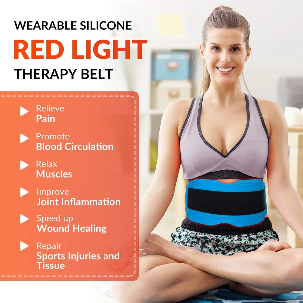

Инфракрасный терапевтический пояс, светодиодная лампа для облегчения боли в шее, талии, коленях, плечах, домашнее косметическое устройство