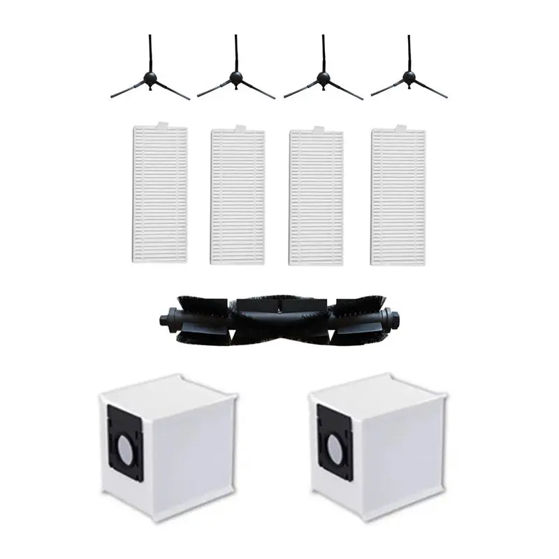

Main Roller Brush Cover Side Brush Dust Hepa Filter Dust Bags for Botslab s8 plus Robot Vacuum Cleaner Parts Accessories