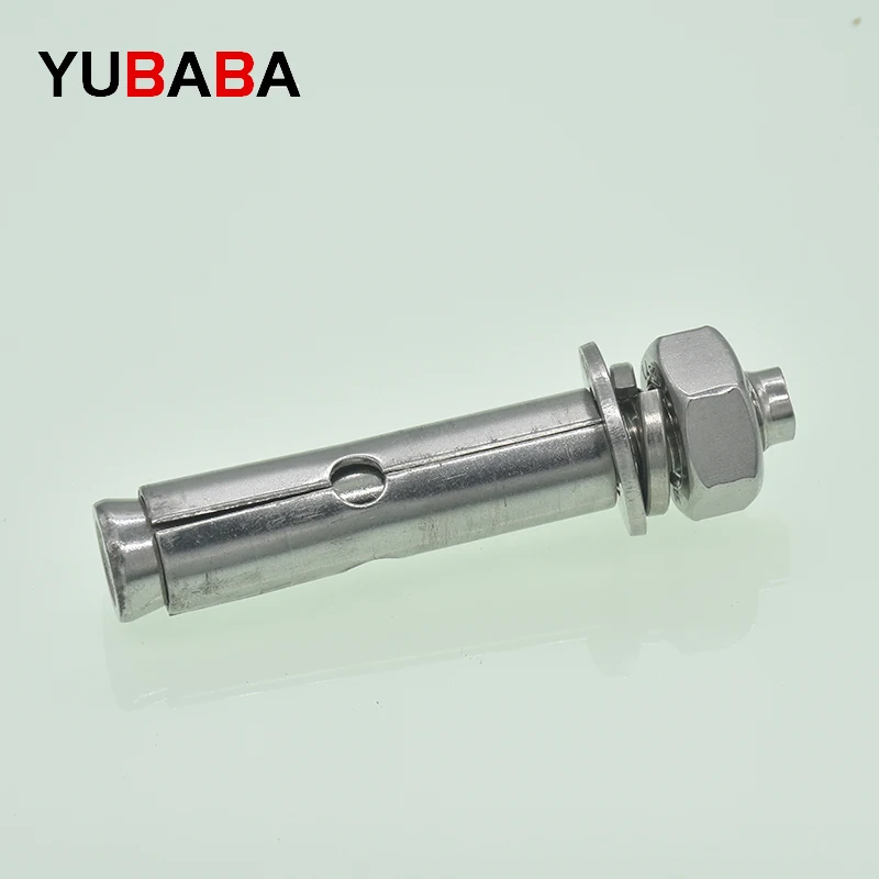 304 Stainless Steel Sleeve Enhanced Type Expansion Anchor Bolts M6 M8 M10 M14 M16 M20 1pcs/lot