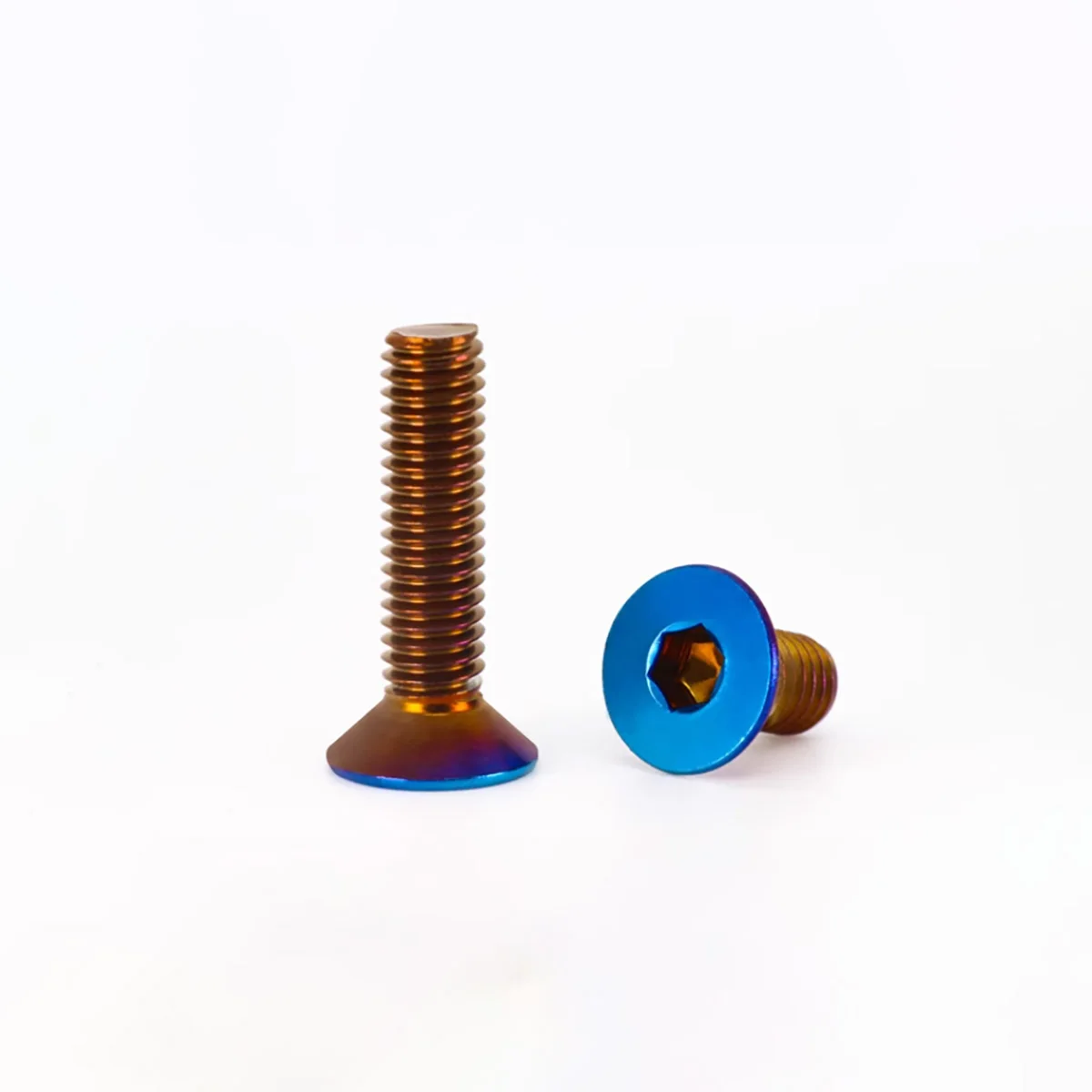 Stainless Steel Countersunk Steering Wheel Screw / Colored Bolt / Titanium Blue