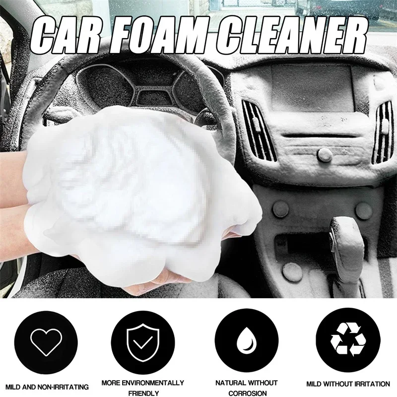 Multifunctional Leather Seat Foam Cleaner Car Interior Stain Remover Spray Foam Maintenance Car Wash Cleaner Car Cleaner Car Cleaner Spray Interior Cleaner Foam Cleaner Spray