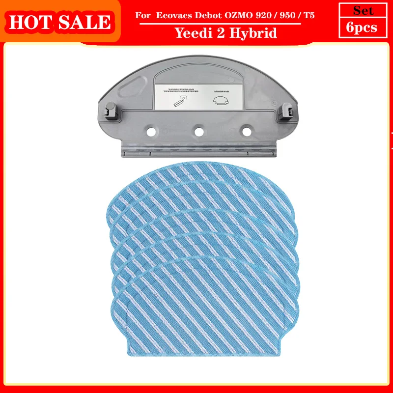 

Mop cloth Bracket Water Tank Kit for Ecovacs Deebot Ozmo N7 N8 920 950 T5 Replacement Parts Vacuum Cleaner Accessories