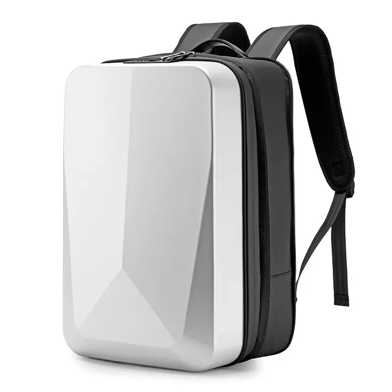 New E-sports Motorcycle Hard Shell Backpack Men's Trendy Cool Business Office Waterproof Laptop Bag Anti-theft Travel Schoolbag 4