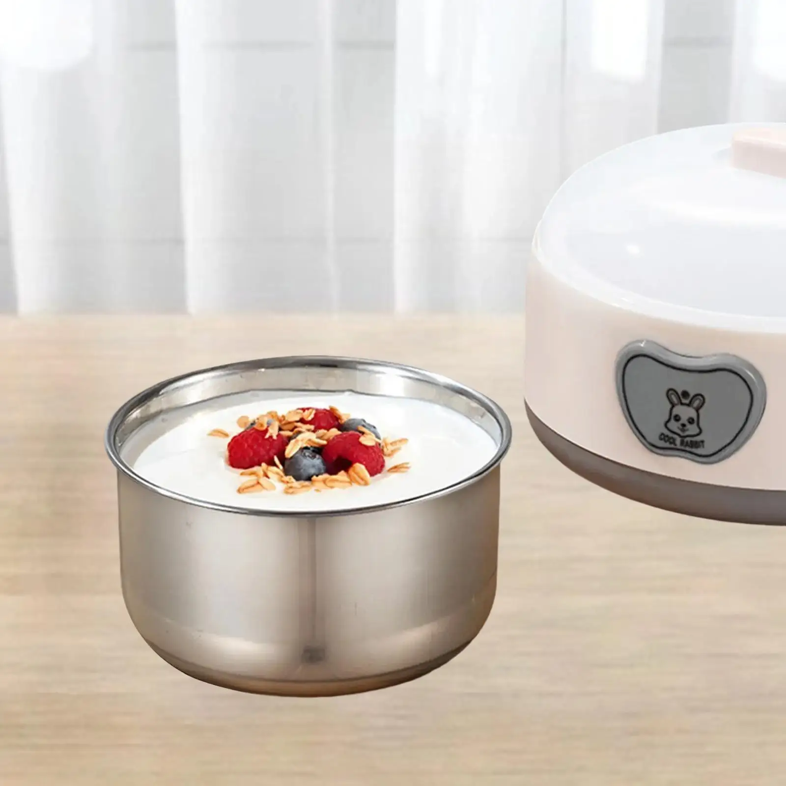 Automatic Yogurt Machine Low Noise DIY Homemade Yogurt Household Professional Constant Temperature Control Multifunctional 1.2L