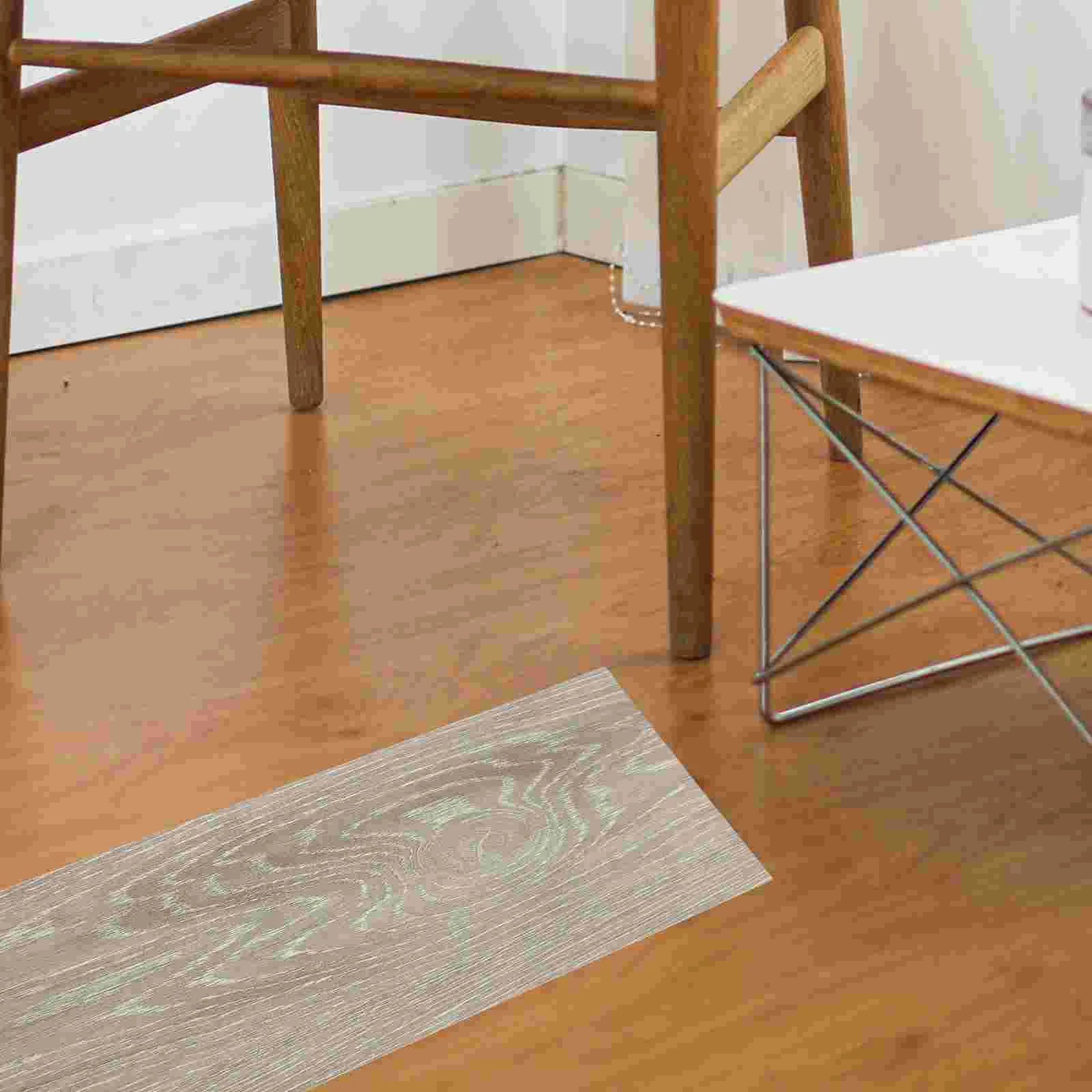 

8Pcs Self-Adhesive PVC Flooring Planks Floor Wall Sticker Floor Decal Bedroom Decorative Floor Sticker