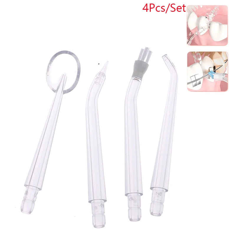 4Pcs/Set Replaceable Oral Dental Nozzles Oral Irrigator Dental Water Jet Mouthwash Flosser oral irrigator dental water flosser water dental flosser