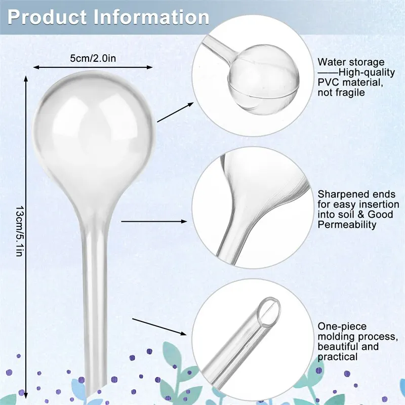 Plant Water Feeder Automatic Plastical Balls Garden Water Device Plants Watering Bulbs Self Watering Drip Irrigation Devices