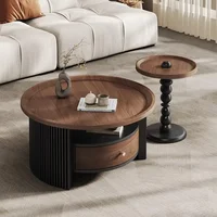 Tables basses modernes de rangement, table basse de luxe tendance, table d'appoint esthétique, mesa de centro, meubles de salon 1