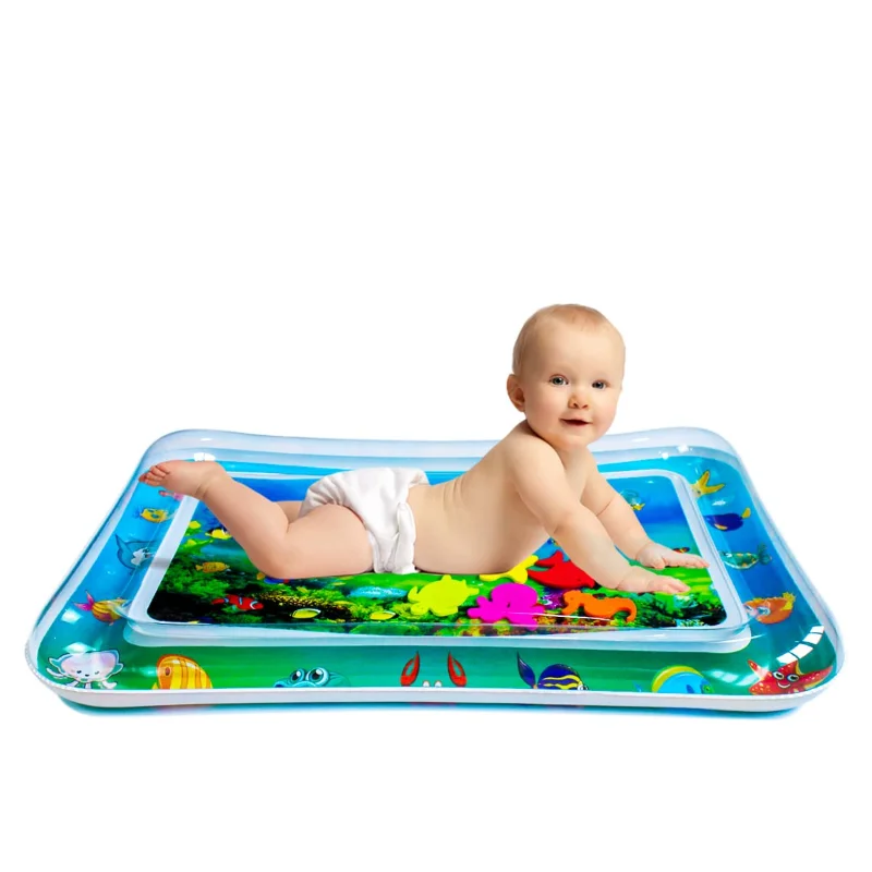 Baby Water Cushion Toys Water Play Mat Inflatable Pat Pad Fun Early Development Activities Play Center Baby Toys