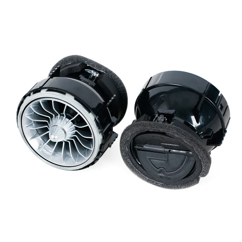 2PCS LED Front Console Air Condition Replace AC Vent Turbo Outlet