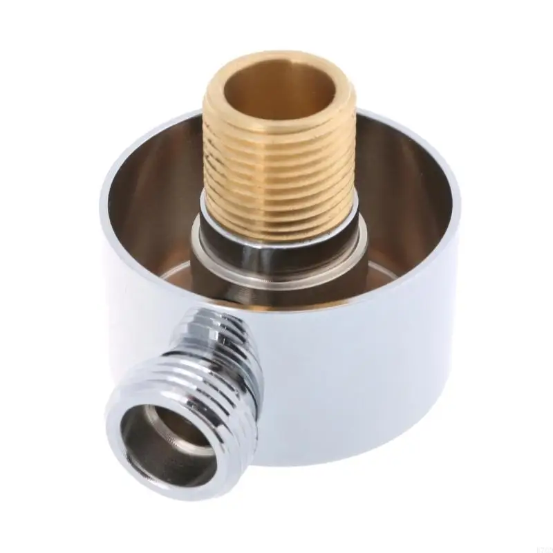 E7CD Shower Hose Wall Mount Connector Brass Construct Shower Hose Connector for Home