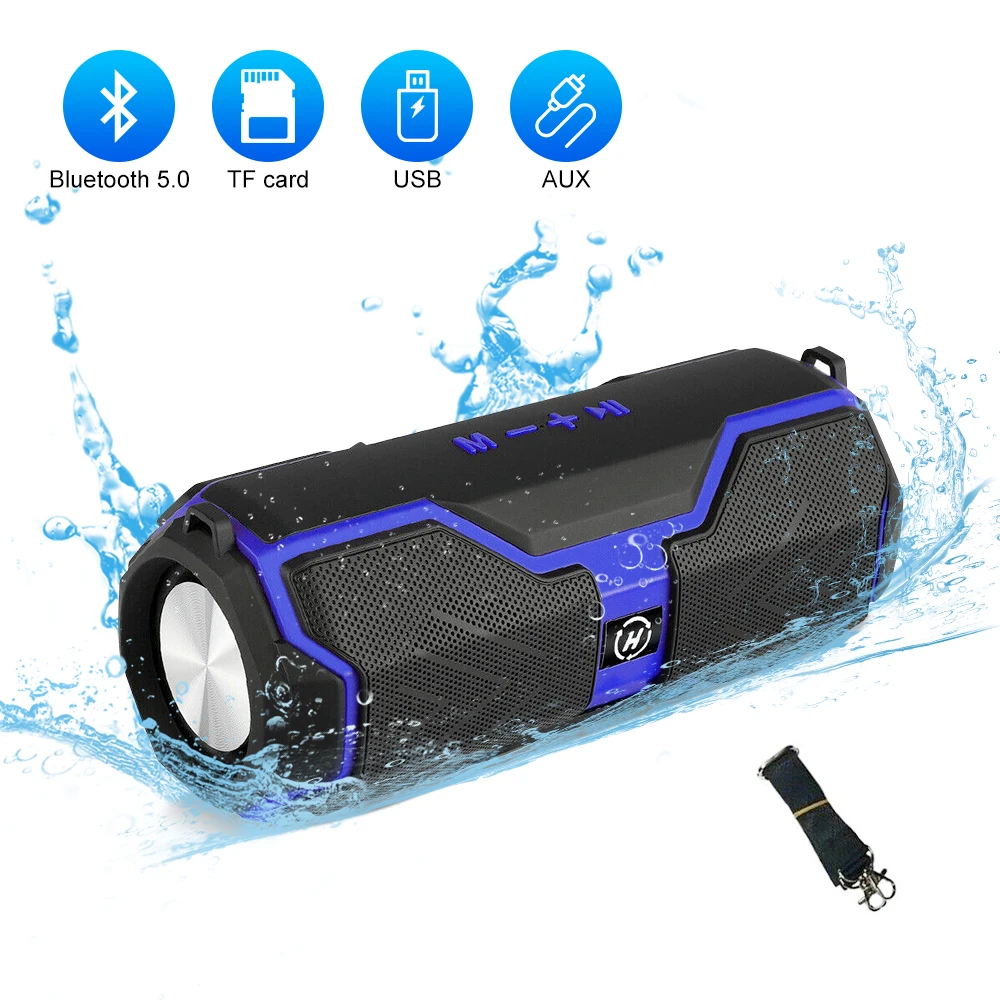 

Vtin 20W Portable Bluetooth TWS Speaker Wireless Dual Drivers Stereo Bass Subwoofer USB TF FM TWS Speakers with 20 Hrs Playtime