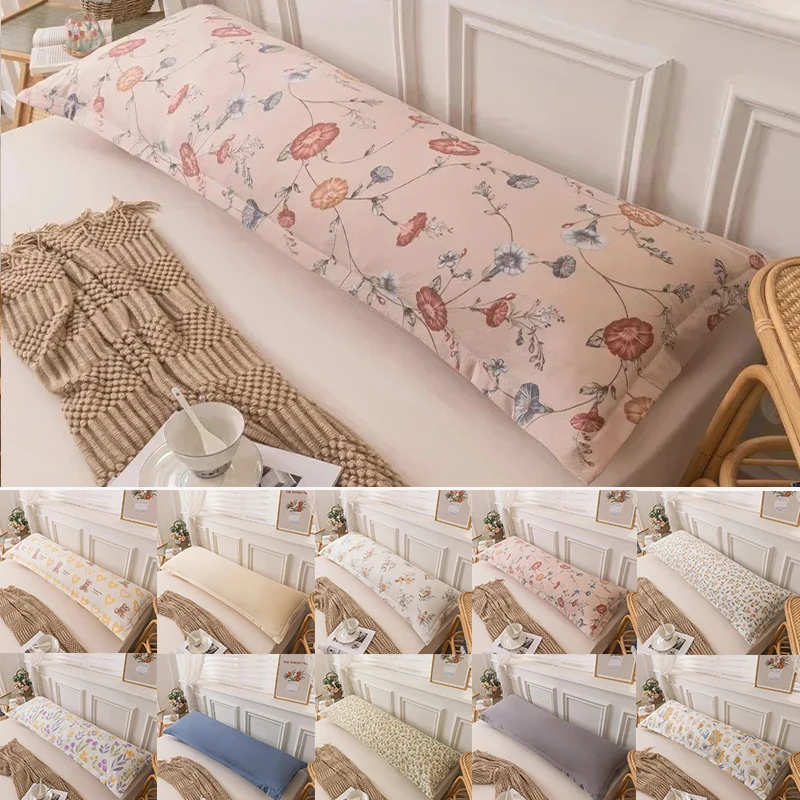 

1 Pc Pillowcase Lace Style Pillows Cover 48x120/150/180cm Cushion Cover Long Pillow Cases Home Pillowslip Funda Cojin