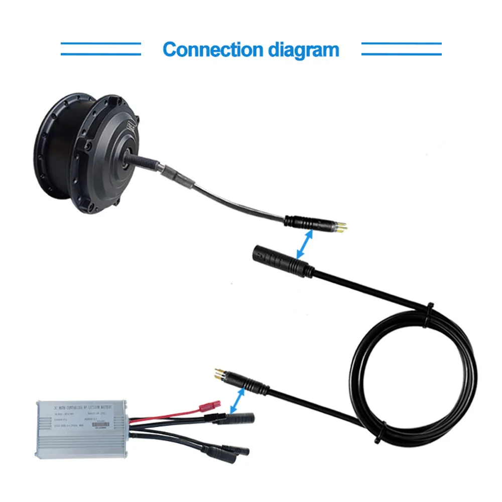 Waterproof 9-Pin E-Bike Motor Extension Cable