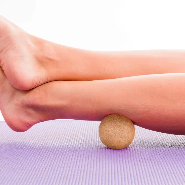 5/6/8cm Legs Foot Massager Yoga Ball Cork Massage Ball Back Tension Release Therapy Myofascial Ball Relax Muscles Trigger Point 4