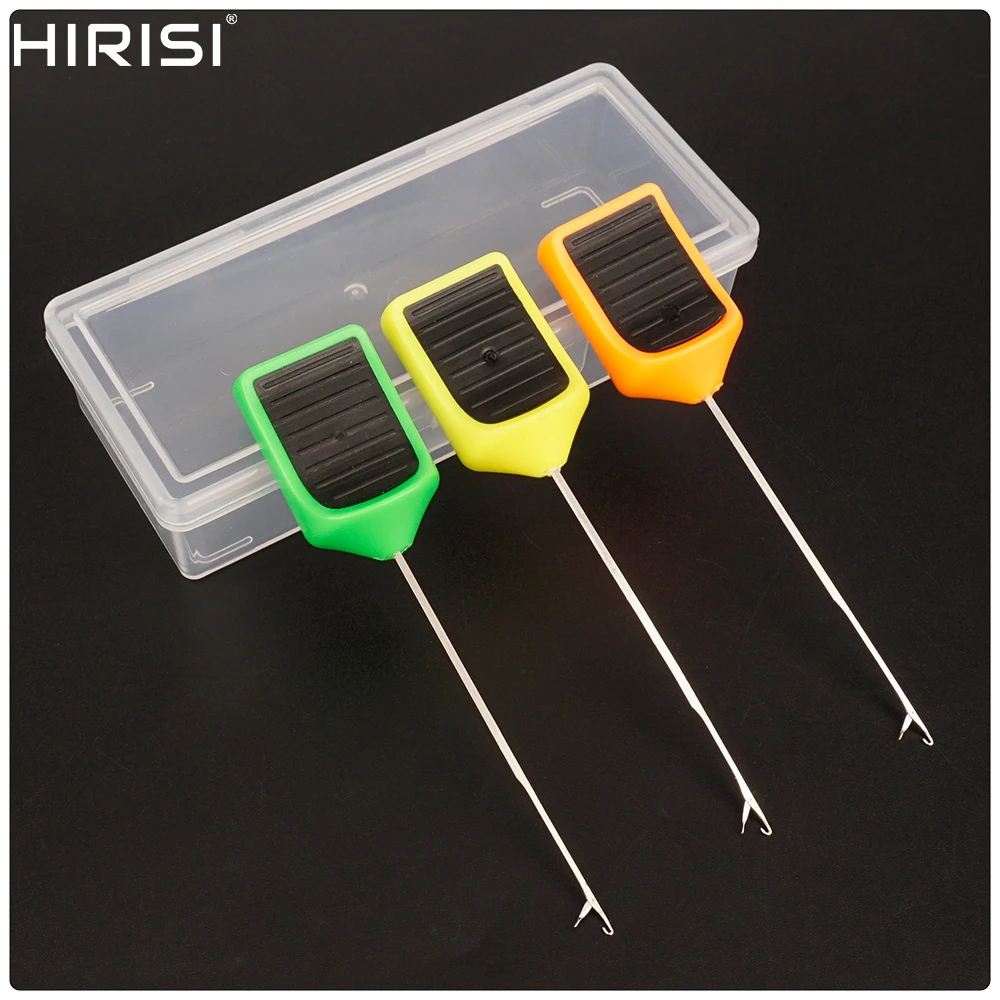 Hirisi 3-teiliges Karpfenangel-Ködernadel-Set, Gate-Nadel, Pop-Up-Boilie-Spleißnadel, Karpfenrig-Bastelwerkzeuge, Terminal-Tackle-Zubehör – Detail 1