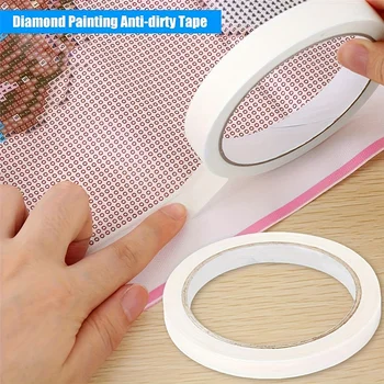 1pc Diamond Painting Anti-dirty Tape Adhesive Edges Sticker DIY Tools Diamond embroidery Accessories Single-sided paper tape