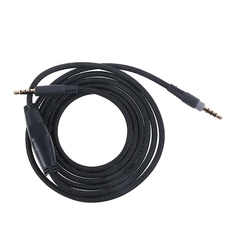 

Noise Cancelling Headphones Cable Flexible Long Convenient Audio Gaming Headset Cable Audio Cord for HyperX Cloud for Dropship