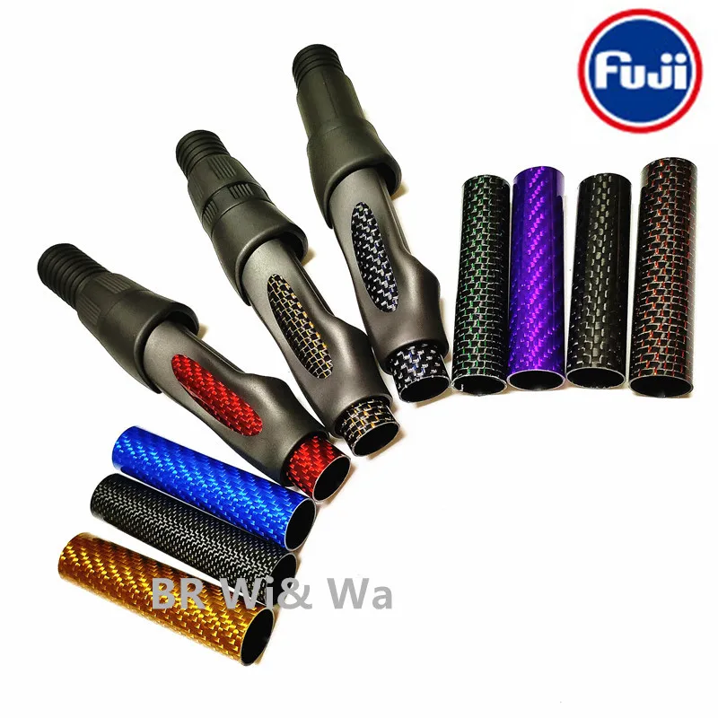 Fuji Reel Seat Tvstk Con Kit Tubo Di Carbonio Sedile Per Mulinello In Grafite Fuji Spinning Ergonomico Original Fuji Reel Seat Size16 1 Pz
