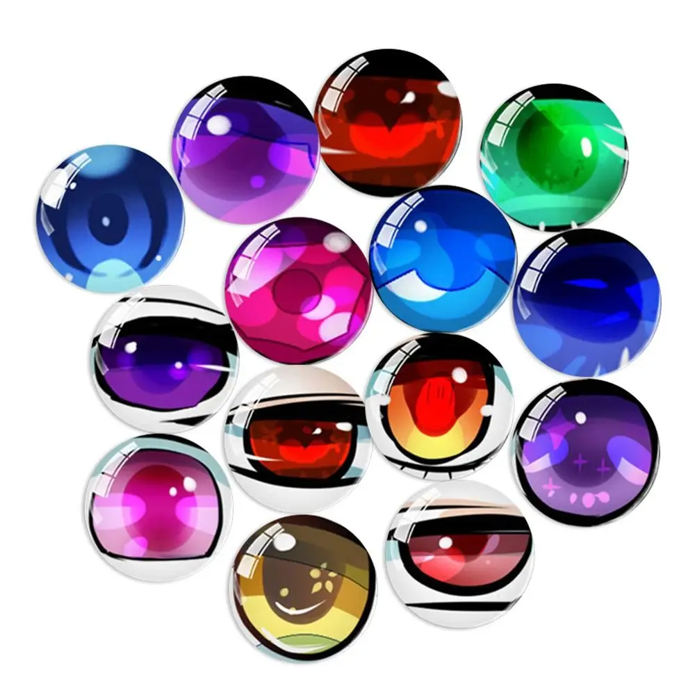 20pcs/10pairs 6mm-20mm Eyes Crafts Eyes Crystal Plastic Puppet Crystal Eyes Bear Animal Accessories DIY Doll Accessories