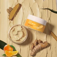 Turmeric  Clay Mask Deep Cleansing Facial Improves Dark Spots Acne Hydrating Skin Care Tightens Skin Evens Skin Tone 5