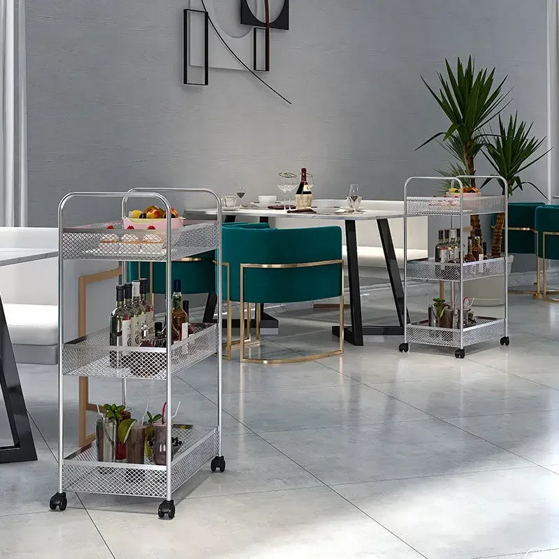 Salon Trolley Cart Utility Cart Barber Trolley Wheels Salon Furniture Auxiliary For Beauty For Hairdresser