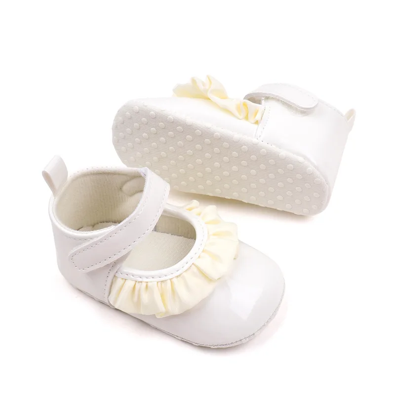 Newborn Baby Girls Shoes 0-18M Pu Leather Toddler Shoes Soft Sole Antiskid Infant Princess Shoes First Walkers Zapatos Bebe images - 6