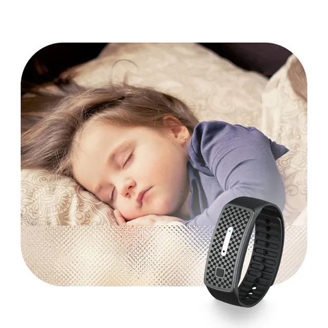 Pestreszkás Karkötő Sonic Rovarcsökkentő Csuklópánt Vízálló Újratölthető Hibavezérlő Rózsaszín - Image 4