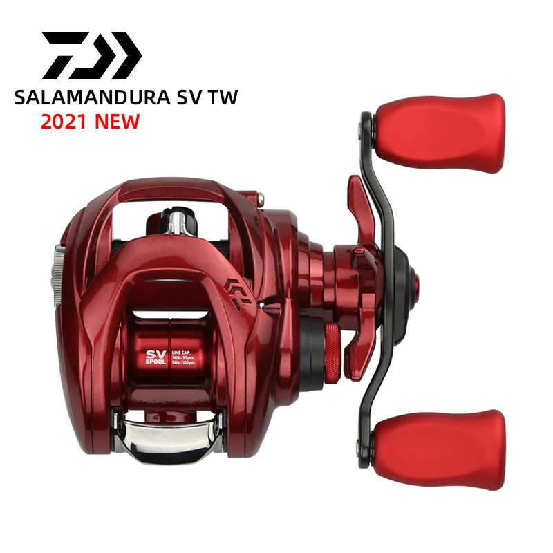 2022 Nieuwe Daiwa Salamandura Sv Tw 70 Vissen Haspels Baitcast Haspel 185G 7 + 1bb Max Drag 4.5Kg Drag Geluid