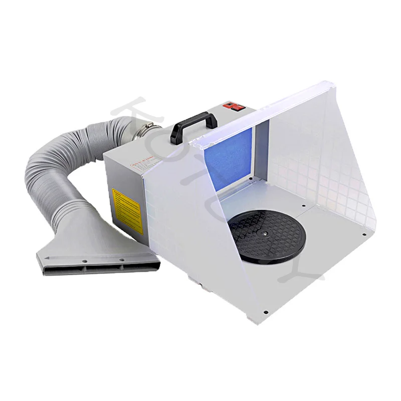 Paint Booth for Model Crafts Painting Sturdy Spray Booth Exhaust Fan Baking Paint Sealing Fan