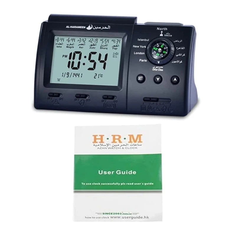 

Настольные часы Азан, мусульманские настольные часы, орнамент, товары для дома