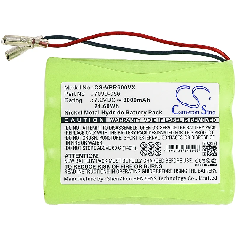 

GreenBatteryPower CameronSino 3000mAh 7.2V 21.60Wh Gardening Tools Ni-MH Battery for WOLF Garten 7099-056,GH60,GX-M,GS40