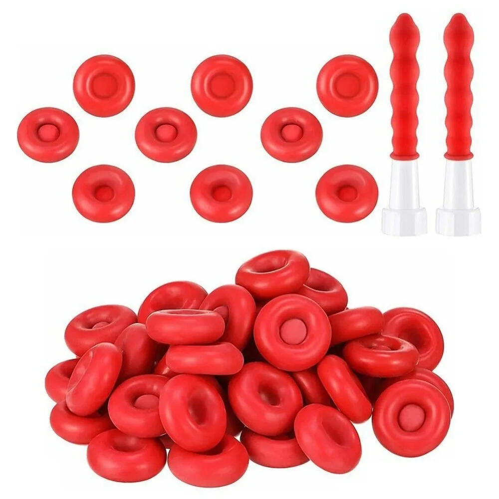 10/20Pcs Tip Seal Cap Glass Rubber Sleeve Latex Leather Tip Nozzle Protector Leak Proof Seal Sleeve