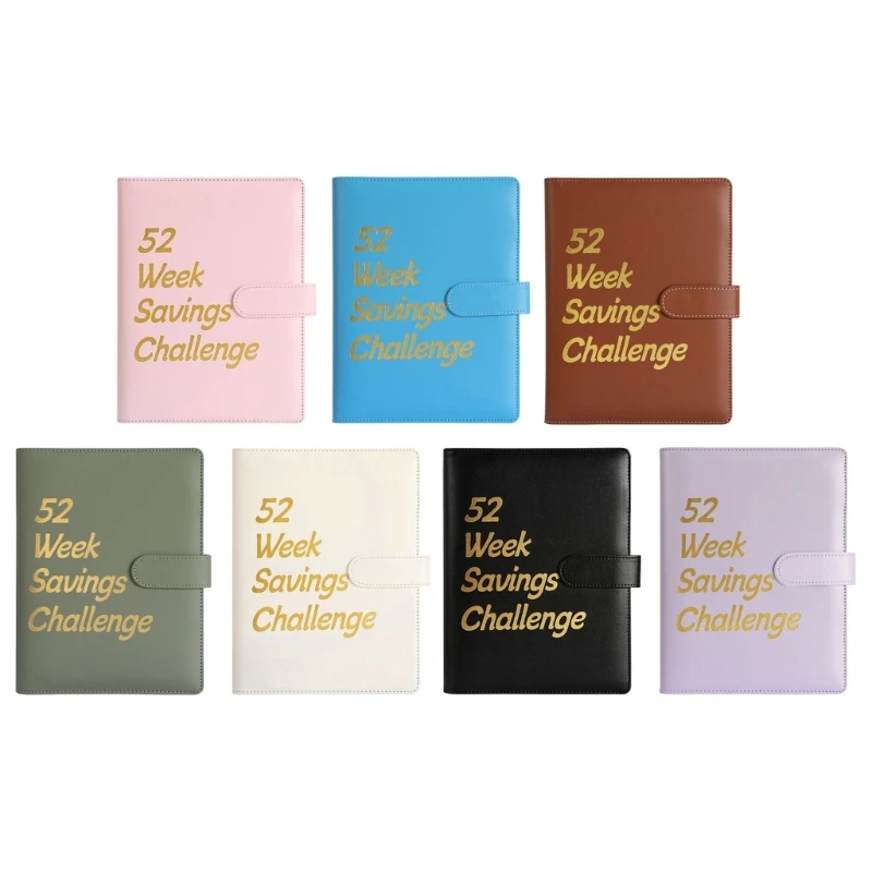 

Кожаный блокнот-планировщик для экономии денег с мешками для денег и наклейками