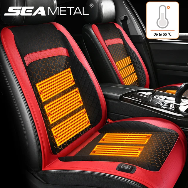 siege chauffant voiture Housse de siège de voiture 25W 12-24v, tissu  chauffant rapide de 30 pouces/flanelle, protection de siège de voiture -  AliExpress