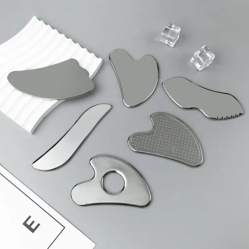 Gua Sha Board Stainless Steel Natural Universal Facial Massage Tool Beauty Health