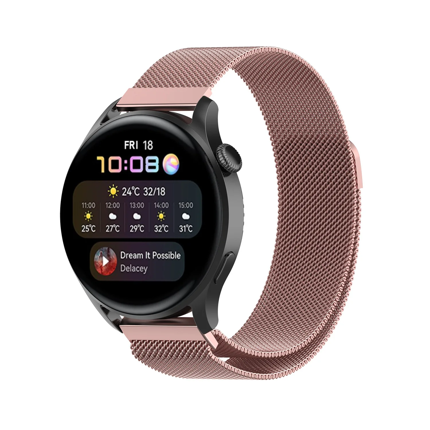 Elegant Milanese Loop Magnetic Bracelet Strap - 22mm Watch Band