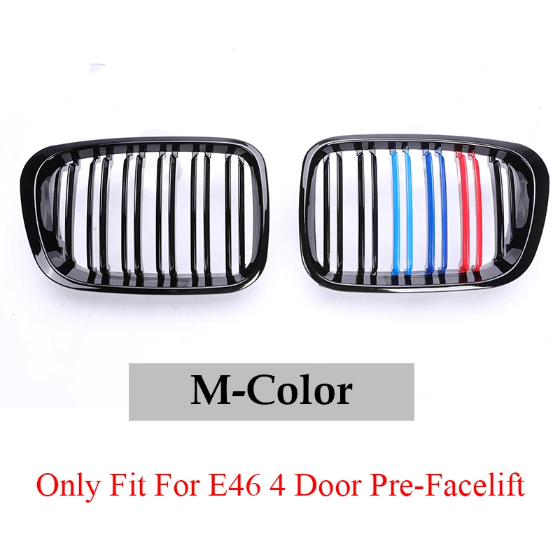 Glossy Matte Black Carbon M Color Grille Grill