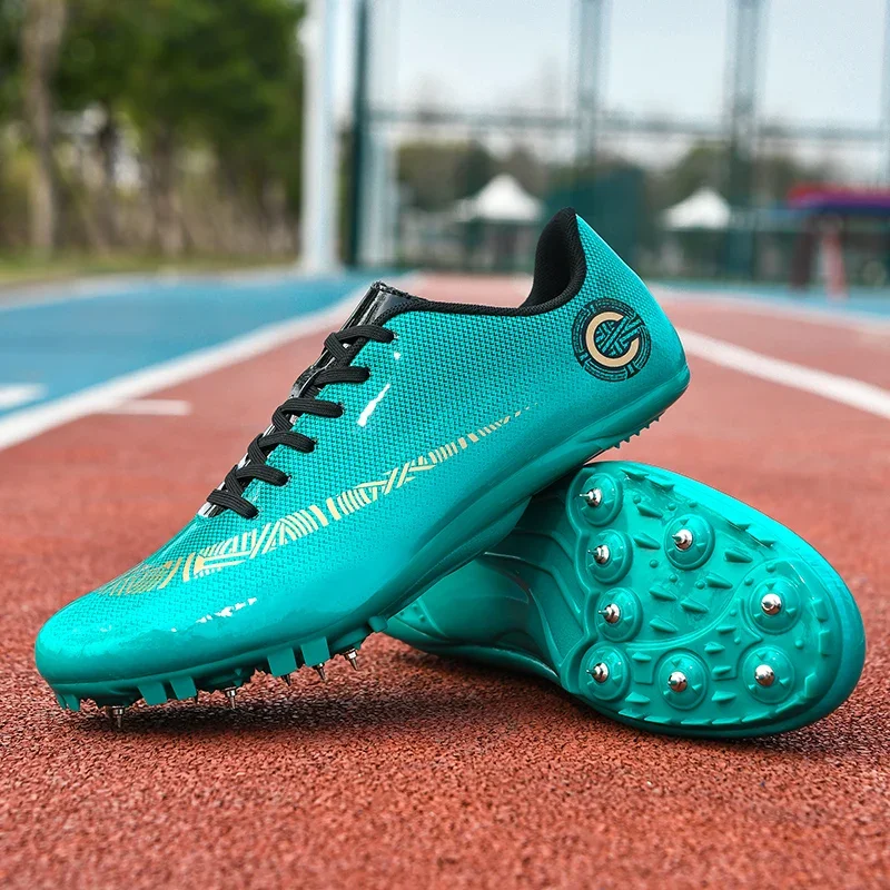 Running Spikes Athletic Running Shoes Men Training Competition Sprint Track and Field