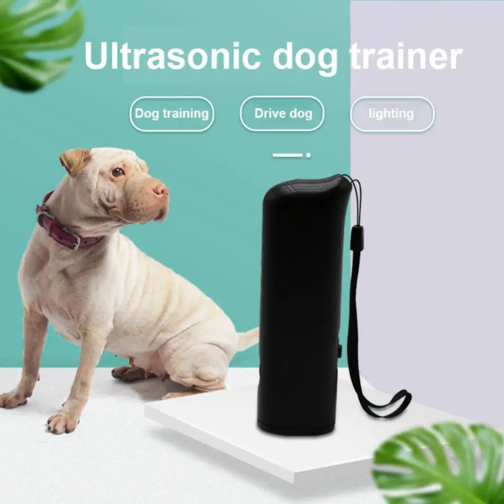 Pet dog repeller Pet Dog Repeller Whistle Anti Barking Stop Bark Training Device Trainer LED Ultrasonic 3 In 1 Anti Barking Dog Training Home Pet