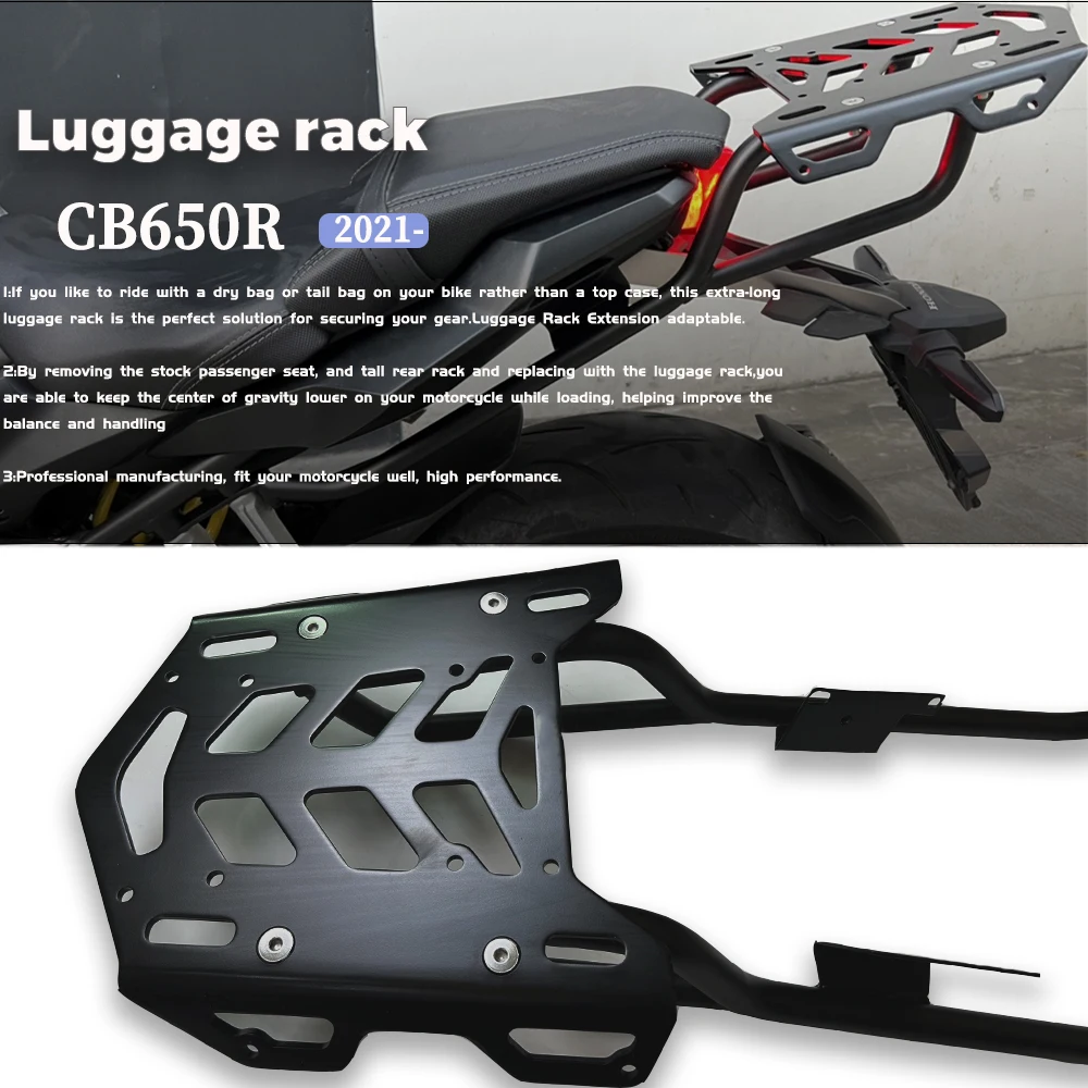 MKLIGHTECHForHONDACB650RCBR650R202120232022RearCarrierLuggage