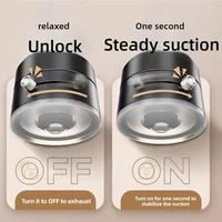 Mini Foldable Mobile Phone Holder Vacuum Suction Cup Holder Magnetic Car Phone Holder For iPhone/ Android Phone Accessories - Image 3