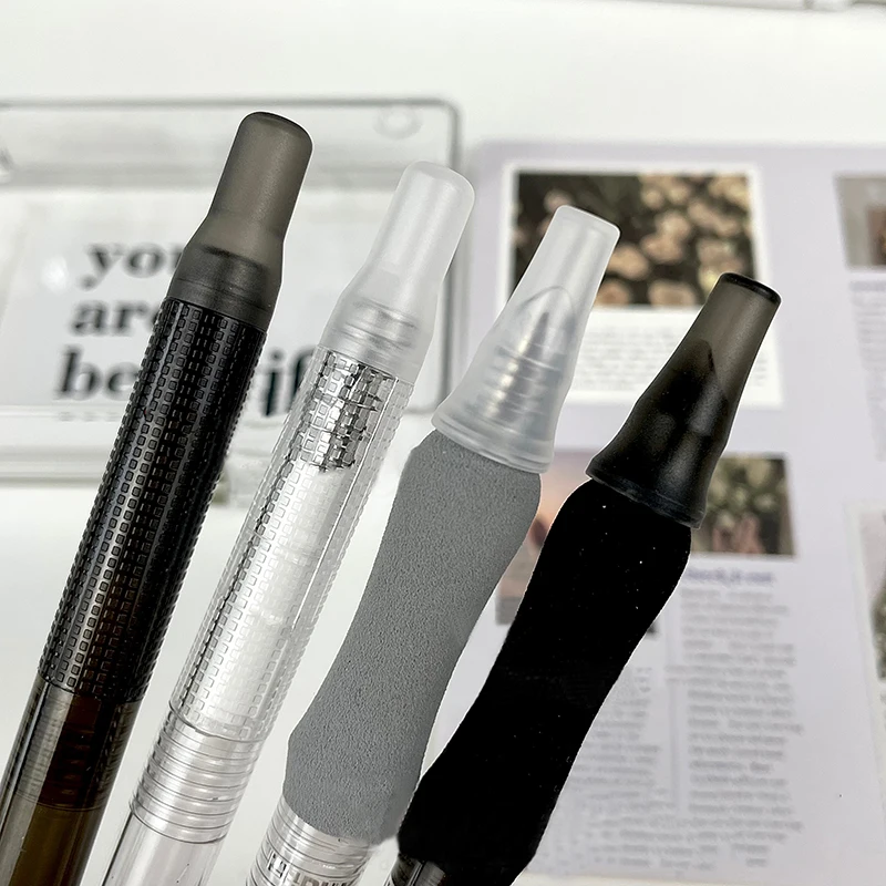 학생용 잉크 카트리지가 있는 간단한 만년필, 0.5mm 젤 펜, 쓰기 펜, 사무실 학교 문구 용품, 세트 당 4 개, 신제품